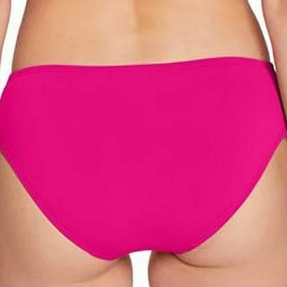 Bikini Bottom Hot Pink Small Robin Piccone Women's Olivia Knot Front Hipster - Picture 3 of 15